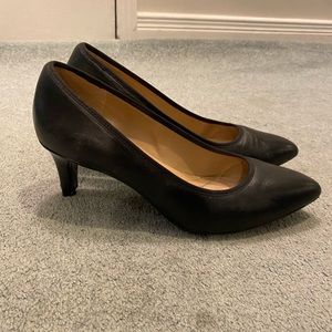 Naturalizer Black Leather Heels
